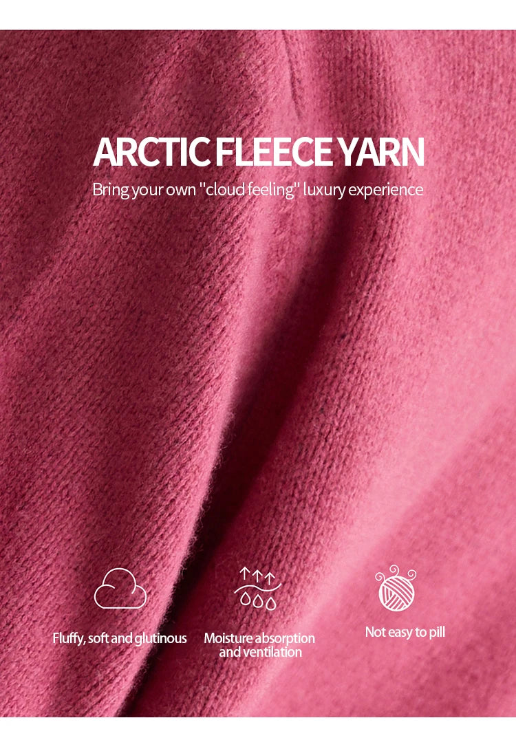 MISHOW Red Sweater Women 2025 Autumn Winter French Round Neck Pony Jacquard Loose Pullovers Long-sleeved Knitted Top MXE48Z2622