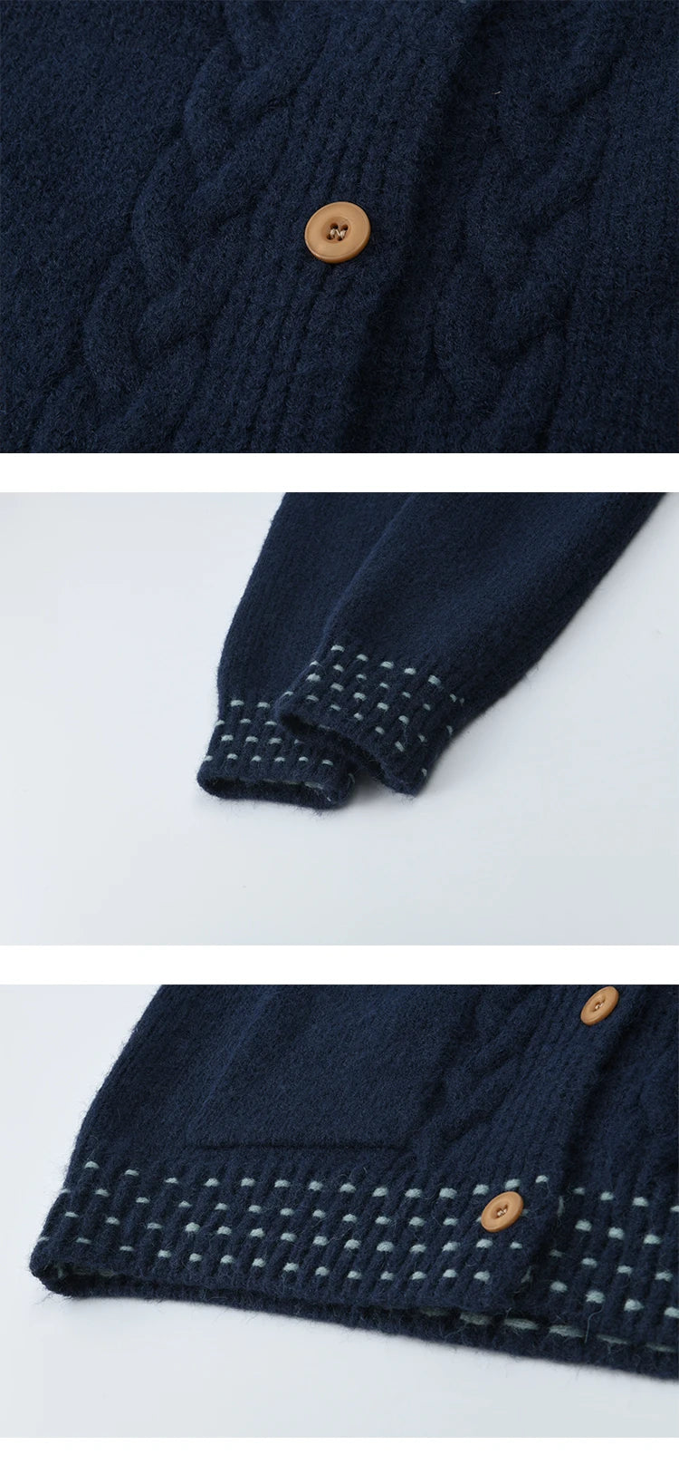 MISHOW Women's Cardigan 2025 Autumn Winter Yellow Cable Knit Cardigan Hand-Drawstring Design Commuter Short Jacket MXE47Z2566