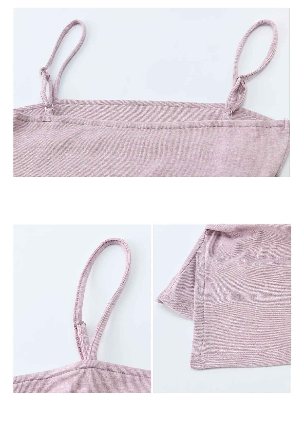 MISHOW Women's Purple Knitted Two-Piece Set 2026 Spring Knitted V-neck Lace-Up Cardigans Camisole Irregular Tops Set MXF13Z2998