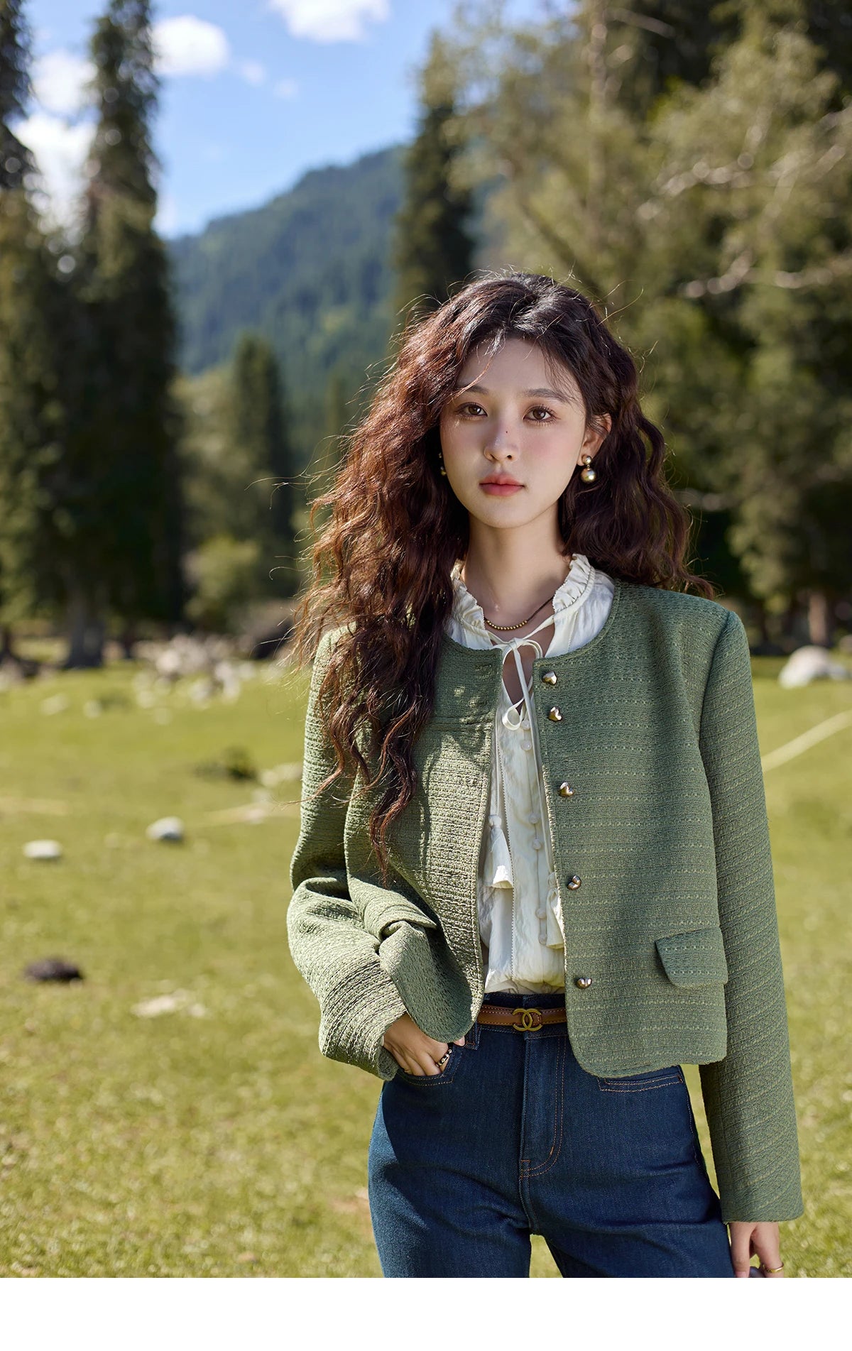 MISHOW Flower Bud Tie Lyocell Shirt for Women Autumn 2024 Temperament Solid Long Sleeve Pullover Tops Office Lady MXD42X1640