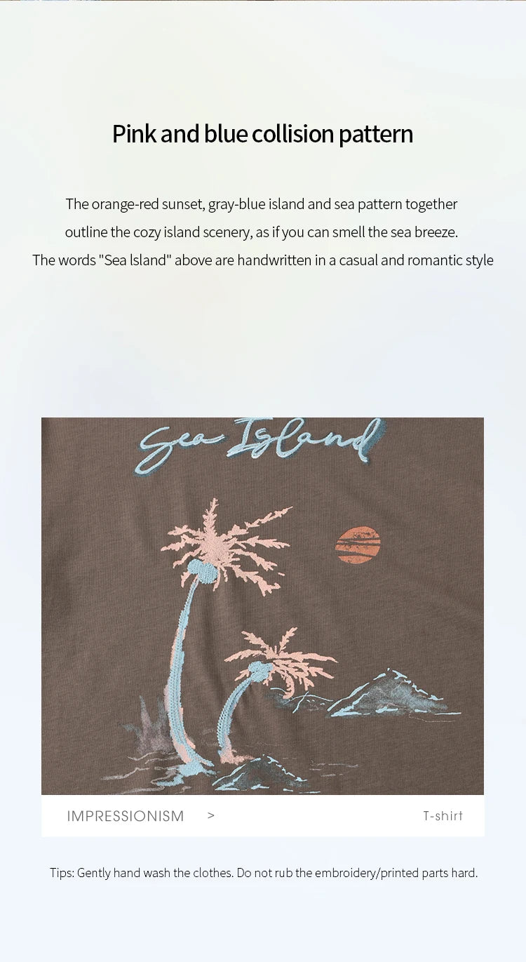 MISHOW Casual Print Shirts Women Summer New 2025 Short Sleeve Round Neck Loose Pure Cotton T-shirt Female Fashion MXE31T0533