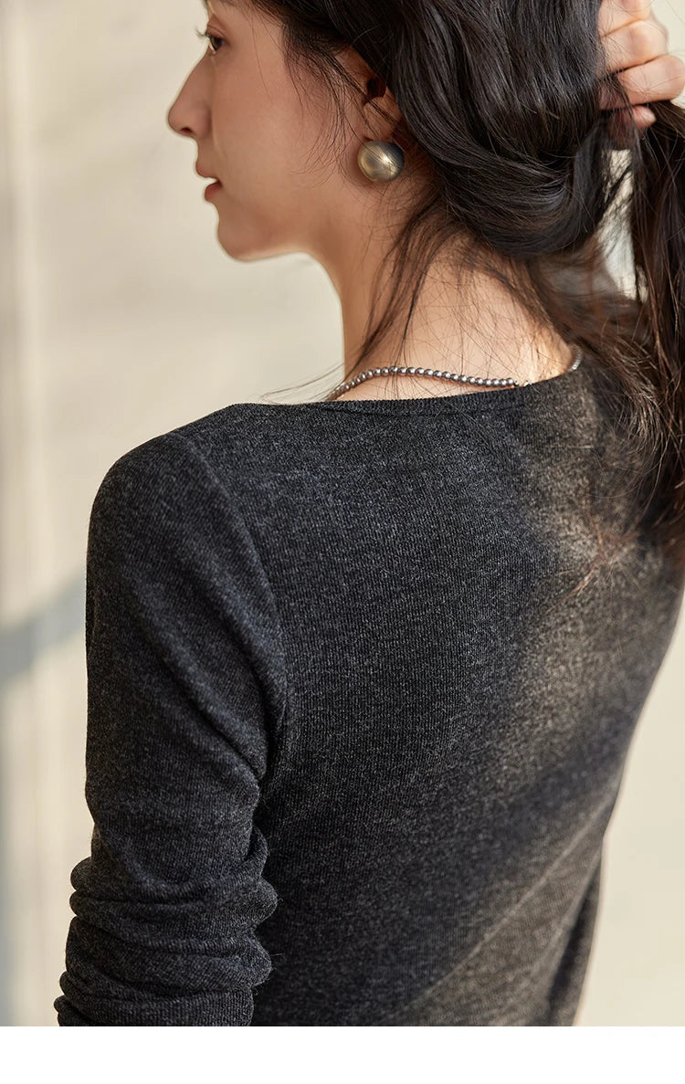 MISHOW Women Casual False Two Pieces Splicing Knit Wide-legged Pants Separately 2024 Fall Winter Elastic Waist Pants MXD35Z0877