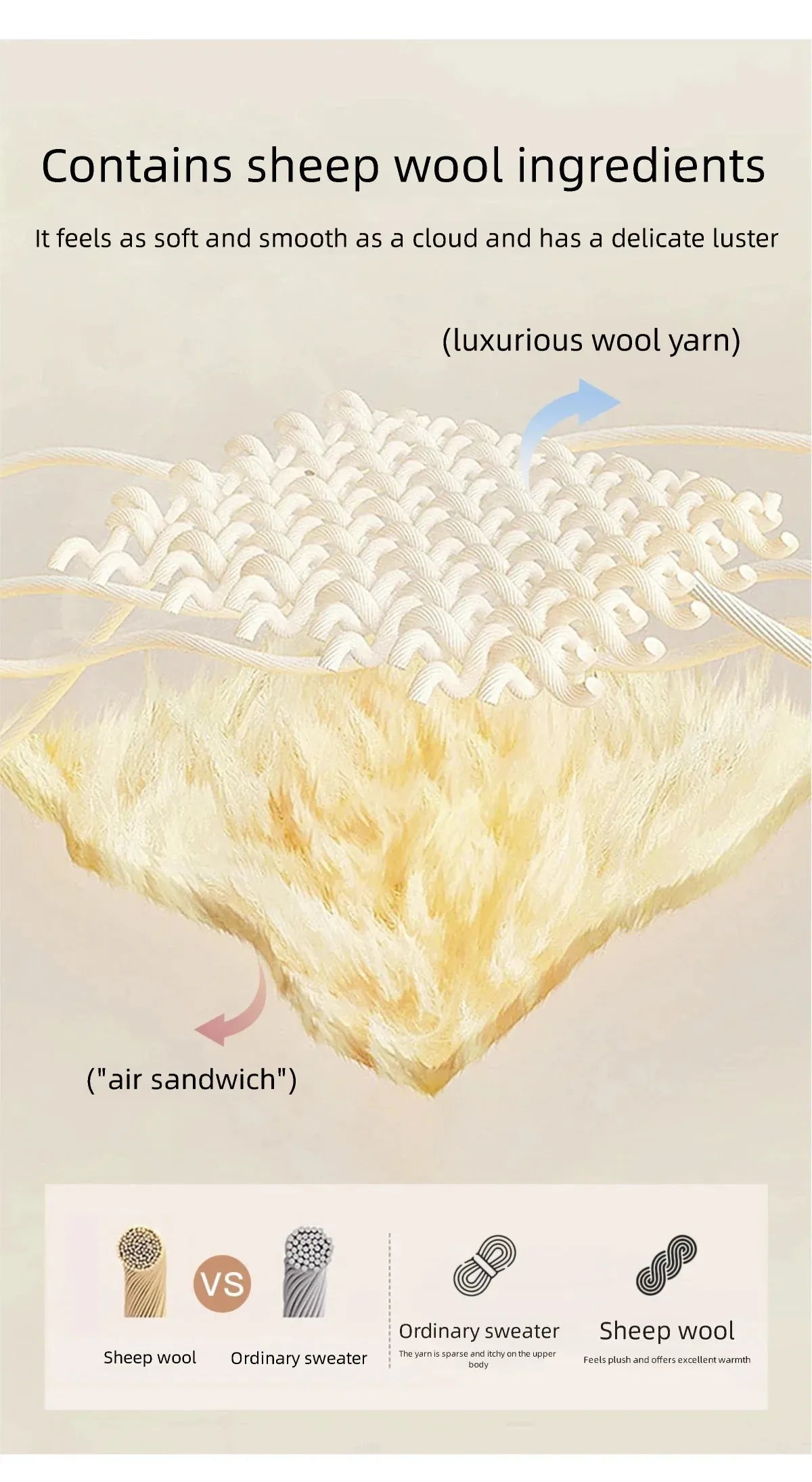 MISHOW Women's Lucky Bottle Jacquard Wool Warm Sweater 2025 Winter 3D Floral Color Block Retro Thickened Knitwear MXE91Z2840