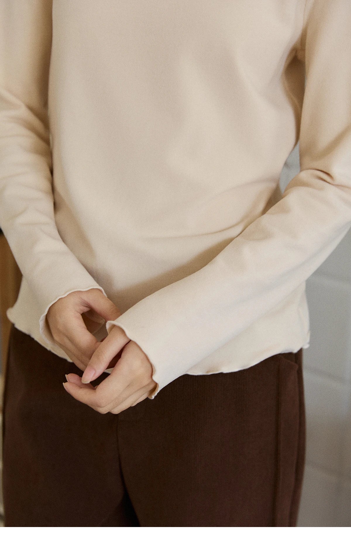 Mishow Multi-Color Thermal Turtleneck Top MXE91Z2784