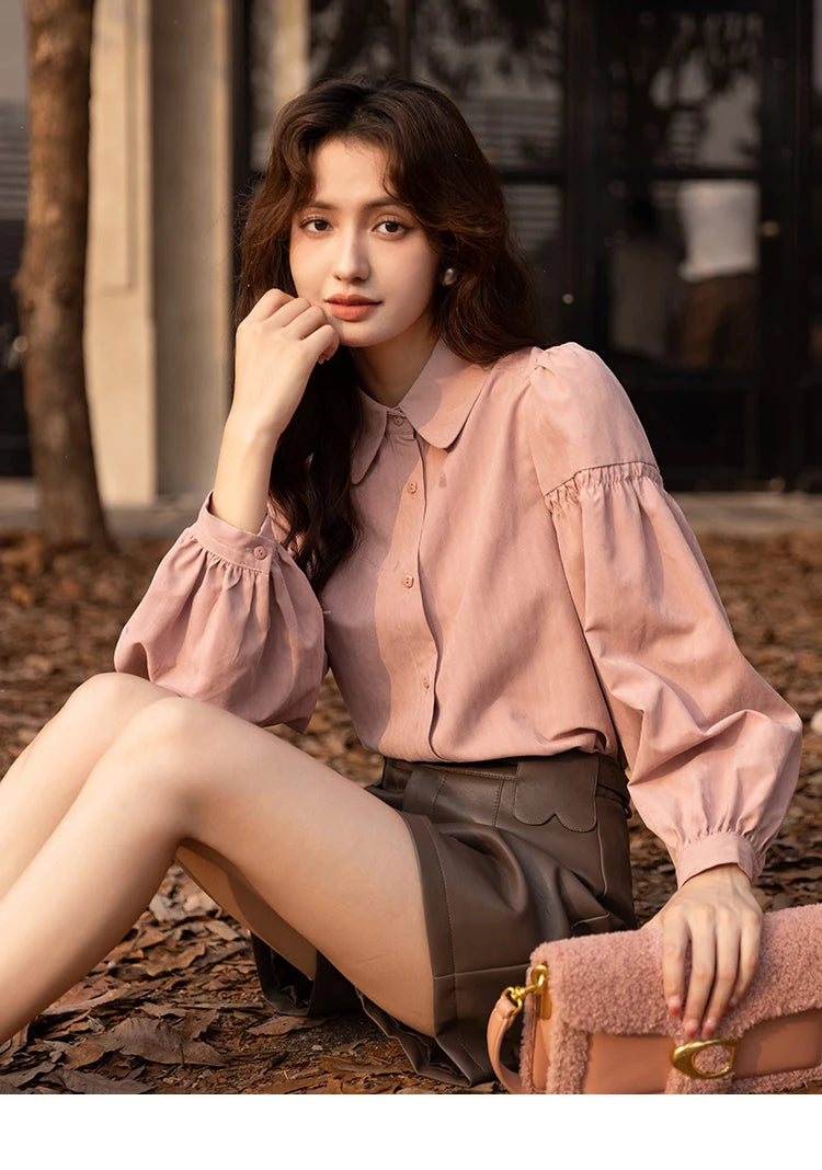 MISHOW Corduroy Strap Dress Autumn Winter French Retro Vneck Sleeveless Mid-Calf Dresses Elegant Solid Blouses MXB43L1246