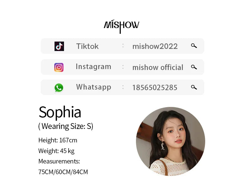 MISHOW Bohemian Lace Hollow Top for Women 2025 Autumn Hem Tassel Lace Breathable Top Beige White Casual Knitted Tops MXE41X2466