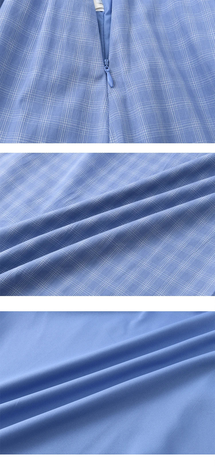 MISHOW Women's 2 Piece Set 2025 Summer Female Vacation Fashion Plaid Hanging Neck Button Top A-line Half Skirt Set MXE39T0711