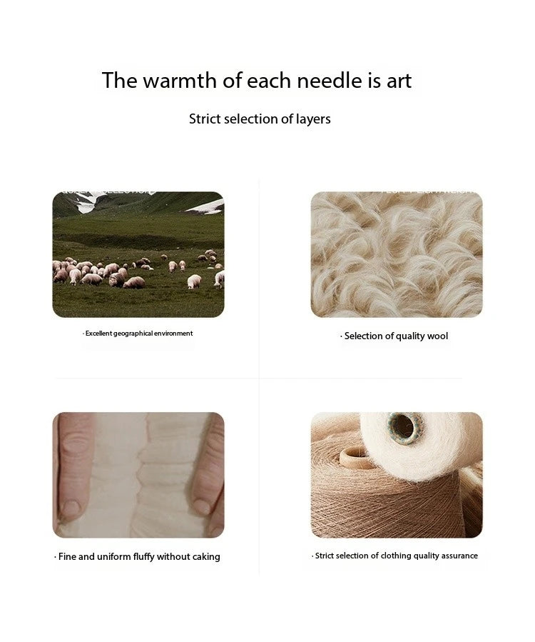 MISHOW Turn Down Collar Wool Blend Sweater Women Solid Single-breasted Tops Thickened Warm Versatile Knitted Cardigan MXD59Z1136