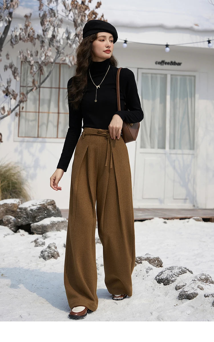 MISHOW Mock Neck Bottoming Shirt Long Sleeve Inner Tops for Women 2023 Autumn Winter New Fashion Warm Slim T-shirt MXC58Z0290