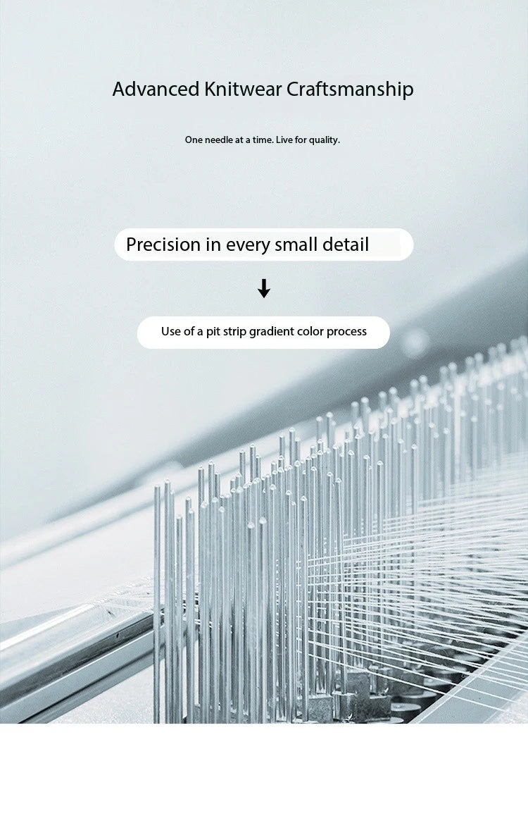 MISHOW Striped Knitted Tops for Women Spring 2025 Contrast Color Striped Slim V-neck Trumpet Sleeves Commuter Outfit MXE13Z1141