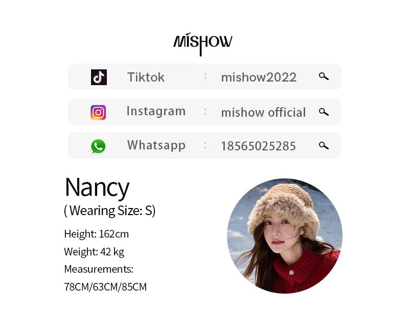 MISHOW Women's Red Knitted Cardigan Autumn Winter Cable Knitted Stand Collar Single-breasted Warm Loose Outerwear MXE92Z2827