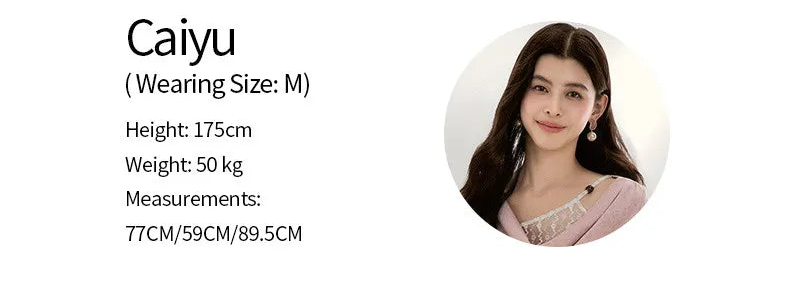 Mishow Lace Trim Draped Neck Side Tie Top MXF13Z2995