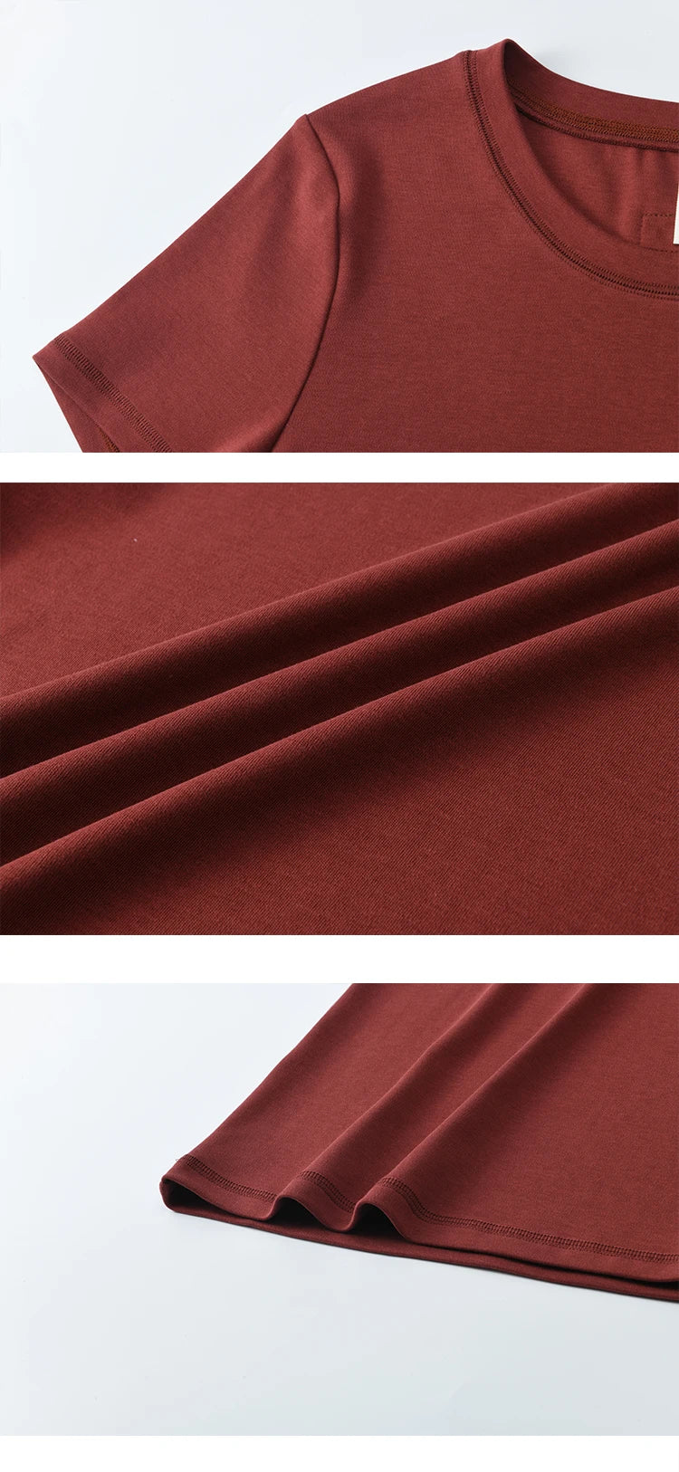 MISHOW Casual Summer T-shirts Women Short Sleeve Round Neck Solid Straight Shoulder Shirt Female Fashion Slimming New MXE31T0532