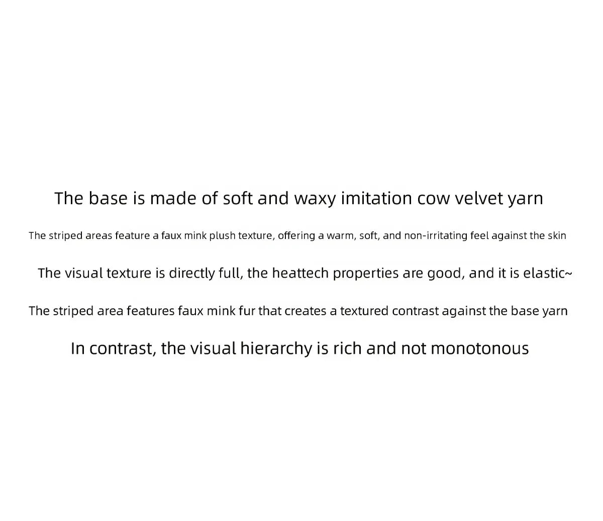 MISHOW Women's Faux Mink Fur Striped Sweater 2025 Winter Loose Lapel Tassel Hem Thickened Knitwwear Excluding Scarves MXE93Z2945