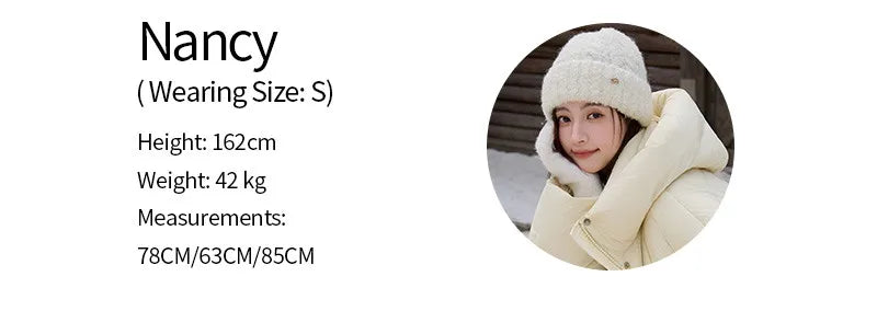 Mishow Milk Yellow Velvet Hooded Down Jacket MXE92Y0090