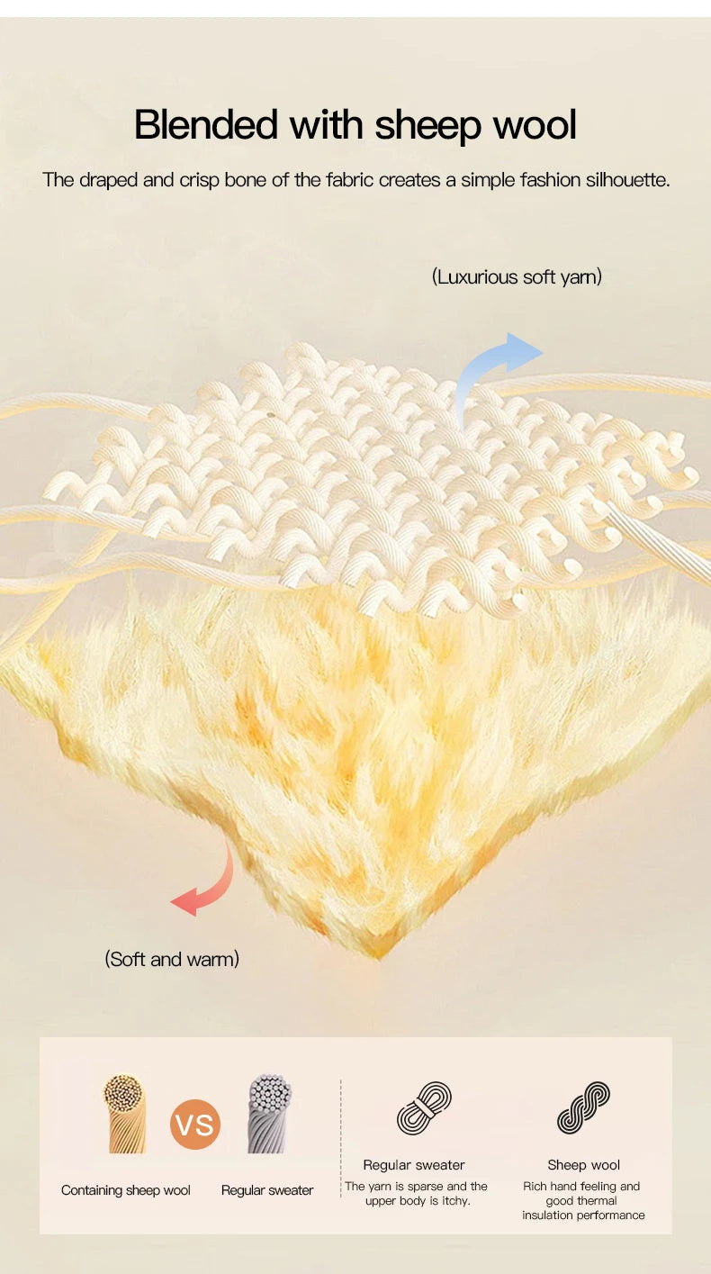 MISHOW Wool Woolen Coat for Women 2025 Autumn Contrasting Suede Patchwork Retro Short Top Lapel Loose Warm Coats MXE46W0844