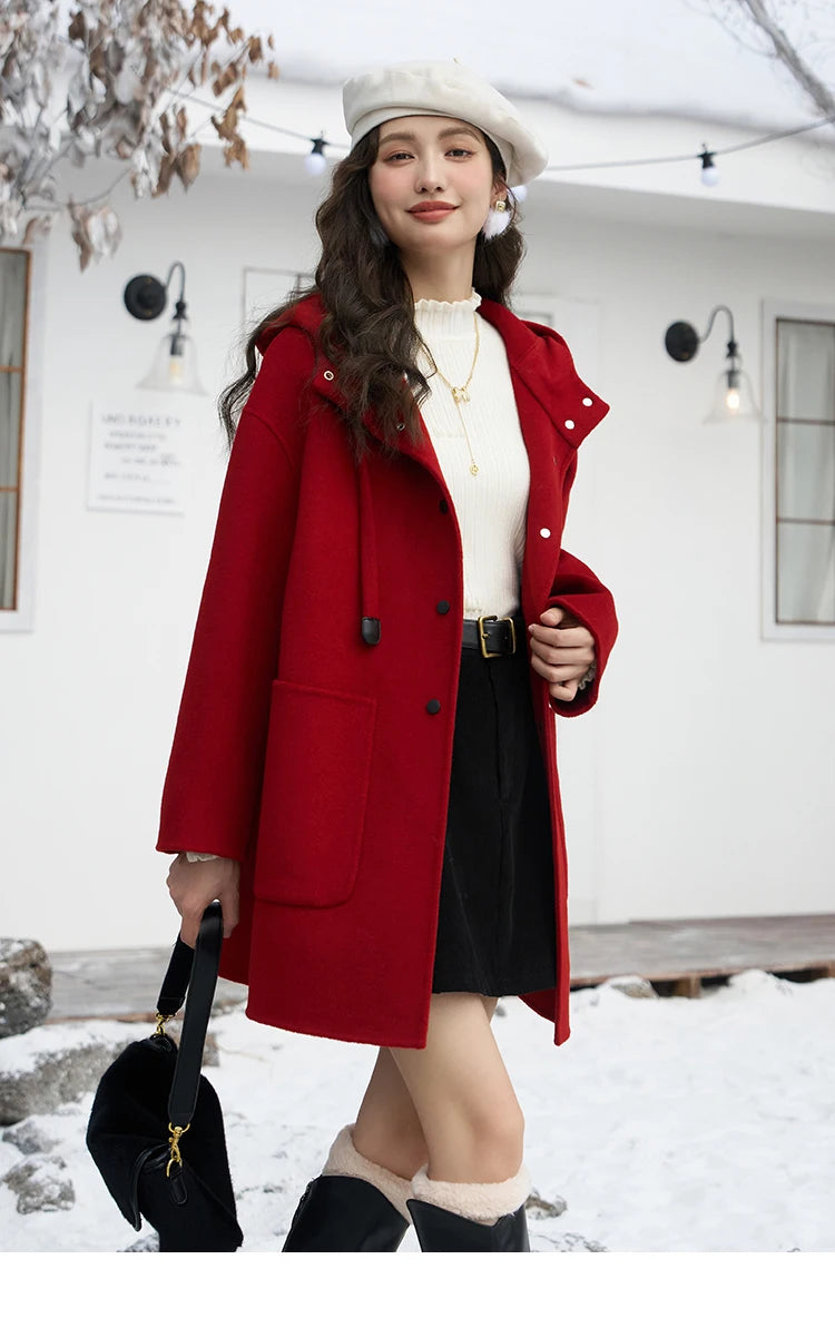 MISHOW 100% Cotton A-line Pleated Mini Skirt Women 2024 Autumn Winter Korean Fashion High Waist Short Skirt Female MXC55B0216