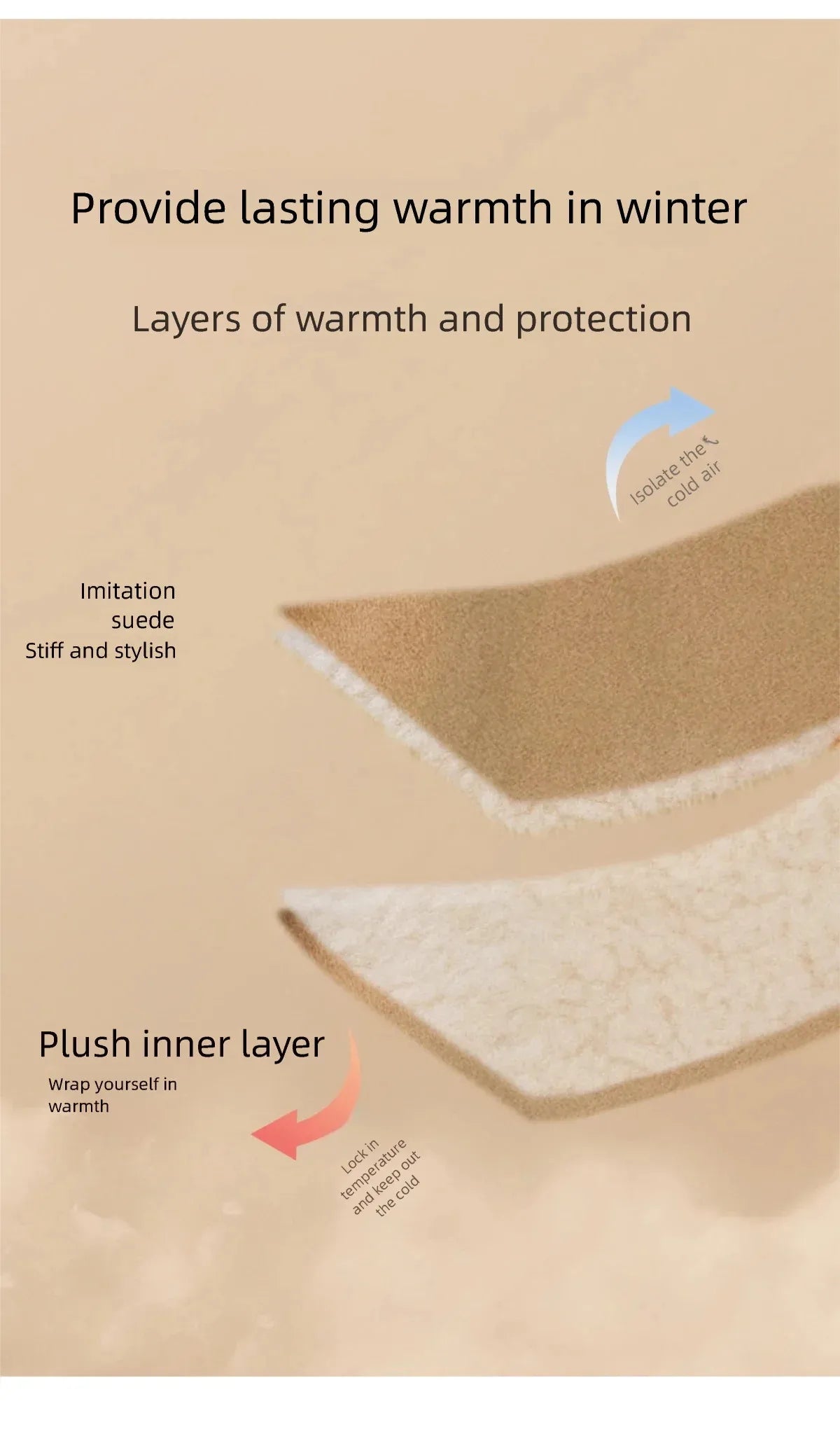 MISHOW Yellow Thickened Fur Integrated Suede Jacket for Women Winter 2025 Lapel Loose Warm Imitation Lamb Fur Jacket MXE92W1016