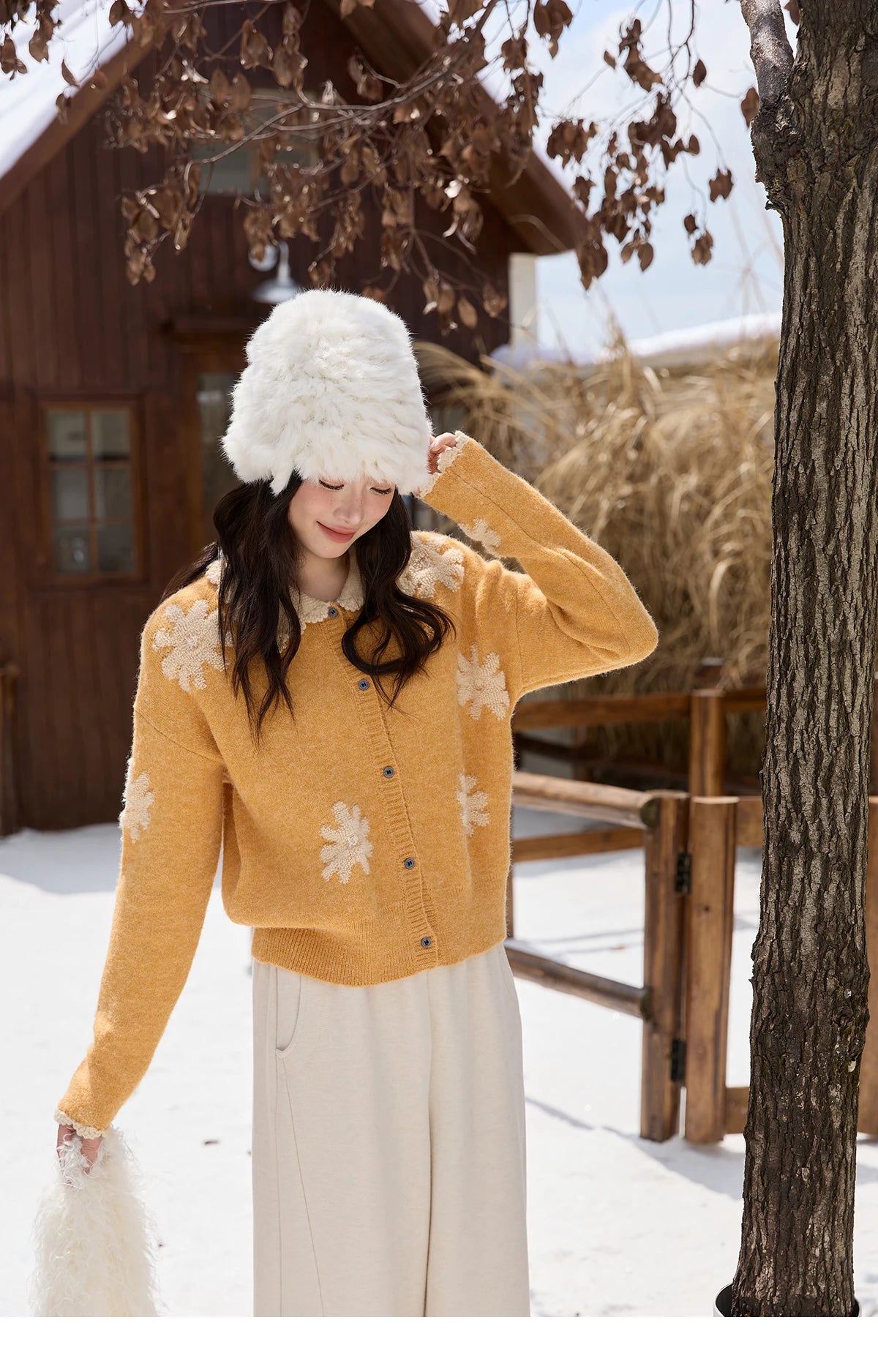 MISHOW Casual Pants for Women 2025 New Fashion Solid Loose Wide-leg Pants Commute Comfortable Women's Winter Pants MXE51K1093