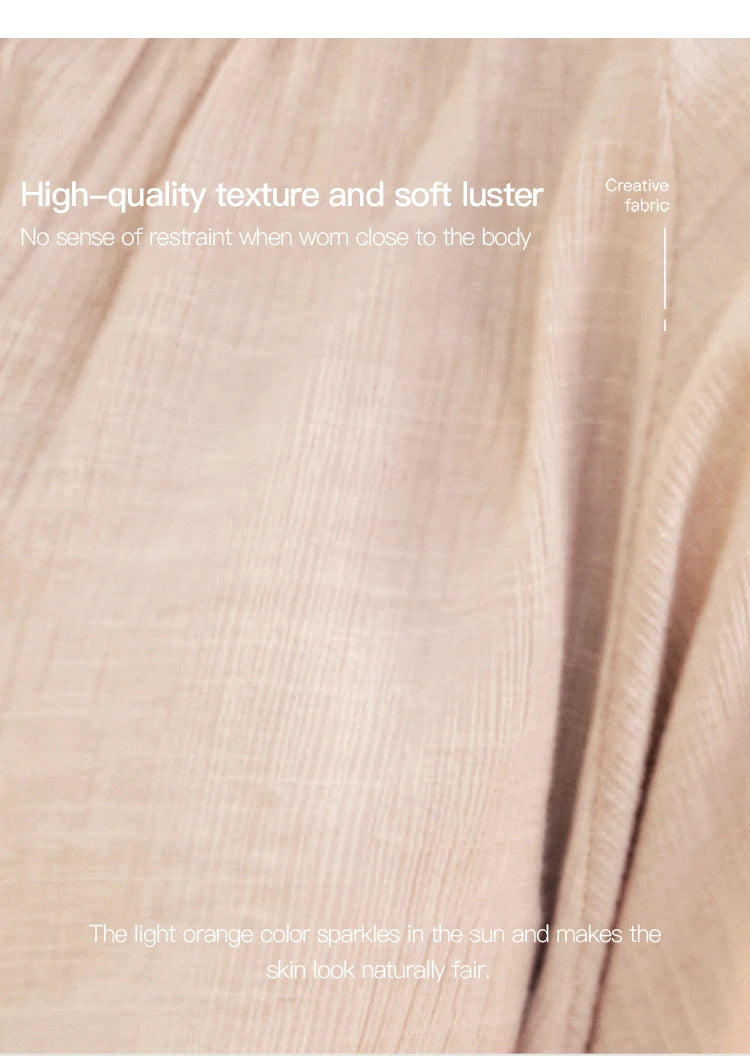 MISHOW French Retro Midi Length Sleeves Dress Summer O-neck Single Breasted Dresses Casual Tea Break Dress with Belt MXE39L2409