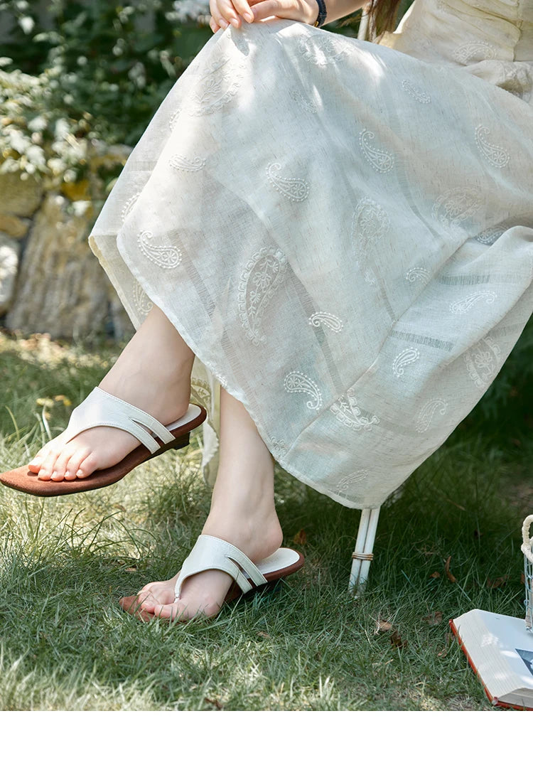 MISHOW Women's Puff Sleeve Dress 2025 Summer Fashion Paisley Embroidery Lady Pocket Dresses Vacation Women's Clothing MXE34L2265