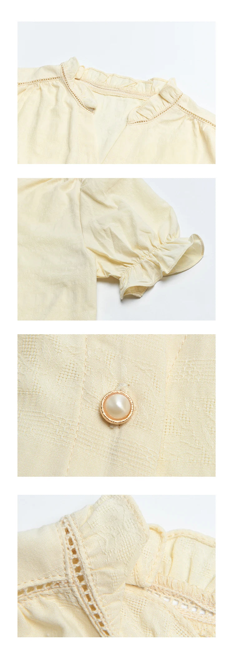 MISHOW Suspender Denim Dress Paired Blouse Separately 2024 Summer V Neck Puff Sleeve Top Back Elastic Waist Dress MXD21L1664