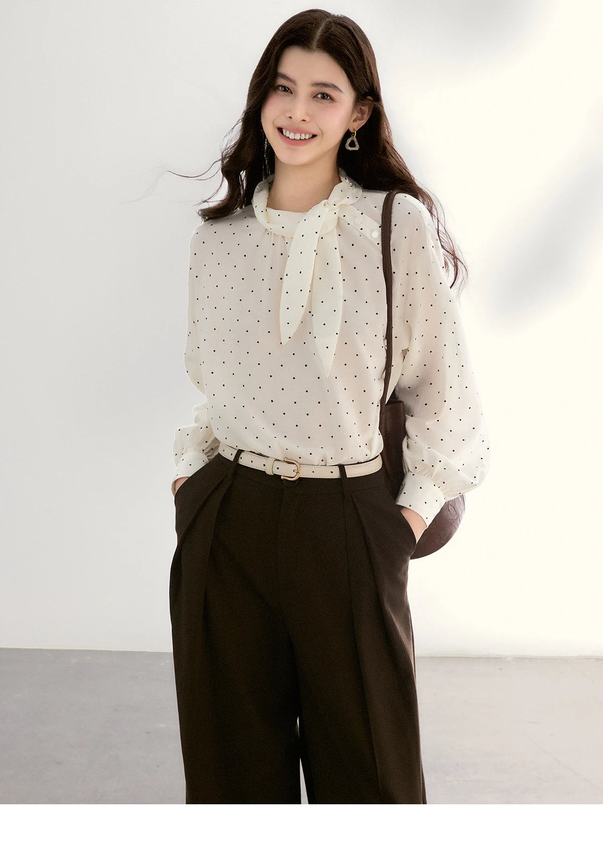 MISHOW Women's Khaki Belted Waist Coat 2026 Spring Lapel Double-breasted Coats female Casual Short Jacket Office Lady MXF13W1056