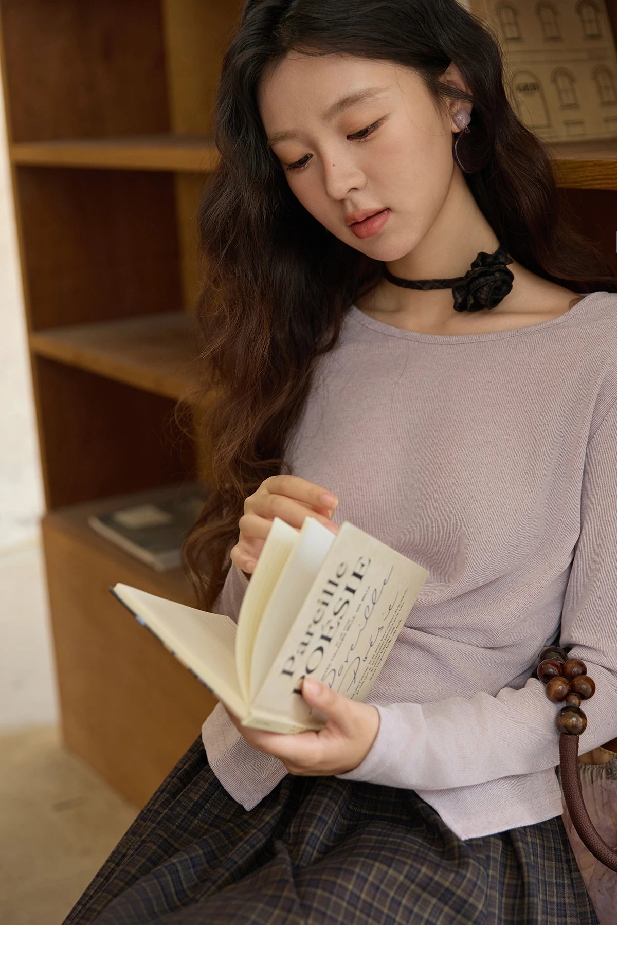 MISHOW Women's Cross Wrap Waist Defining Knitted Top 2025 Autumn French Scoop Neck Knitted T-Shirts Soft Slim Tops MXE43Z1344