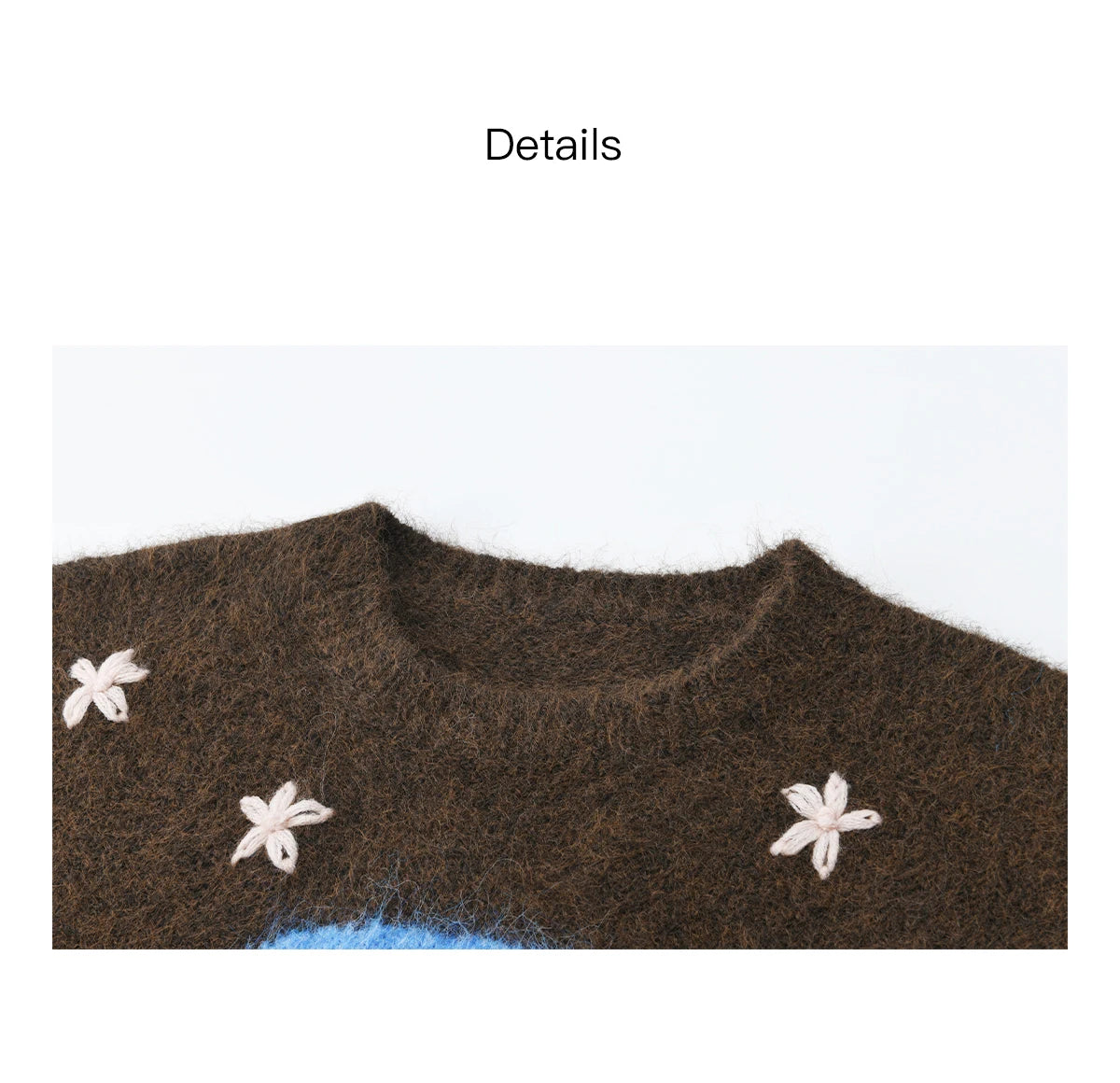 MISHOW Women's Lucky Bottle Jacquard Wool Warm Sweater 2025 Winter 3D Floral Color Block Retro Thickened Knitwear MXE91Z2840