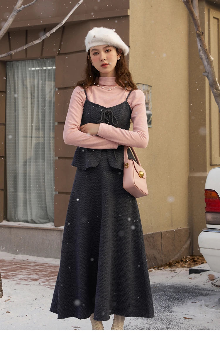 MISHOW Mock Neck Bottoming Shirt Long Sleeve Inner Tops for Women 2023 Autumn Winter New Fashion Warm Slim T-shirt MXC58Z0290