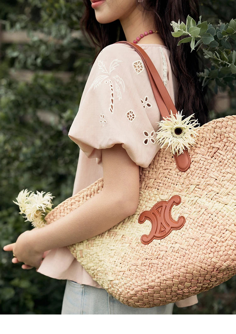 MISHOW French Summer Blouse Women 2025 Short Puff Sleeve Round Neck Solid Hollow Embroidery Shirts Woman Holiday Thin MXE31X1747