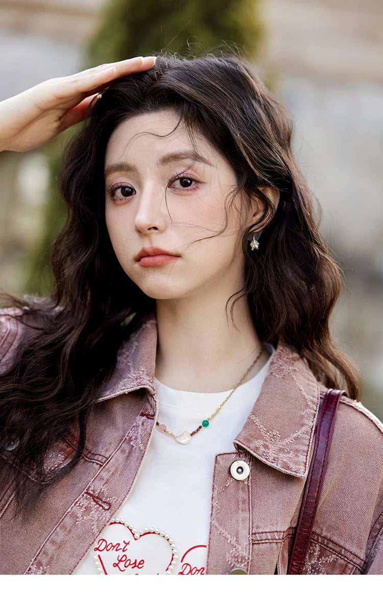 MISHOW Cowboy Skirts Separately For Women 2025 Spring New Gentle Sweet Thick Jacquard Short Jacket Mid Long Skirt MXE14W0754