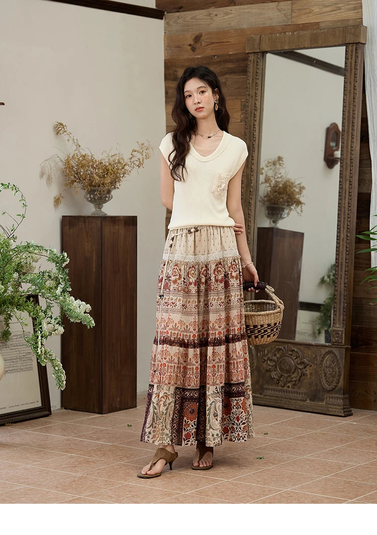 MISHOW Cool Knitted Short Sleeve T-shirt 2025 Summer V-neck Pocket Shell Lace Tops Casual Solid Raglan Sleeve Tees MXE34Z1265