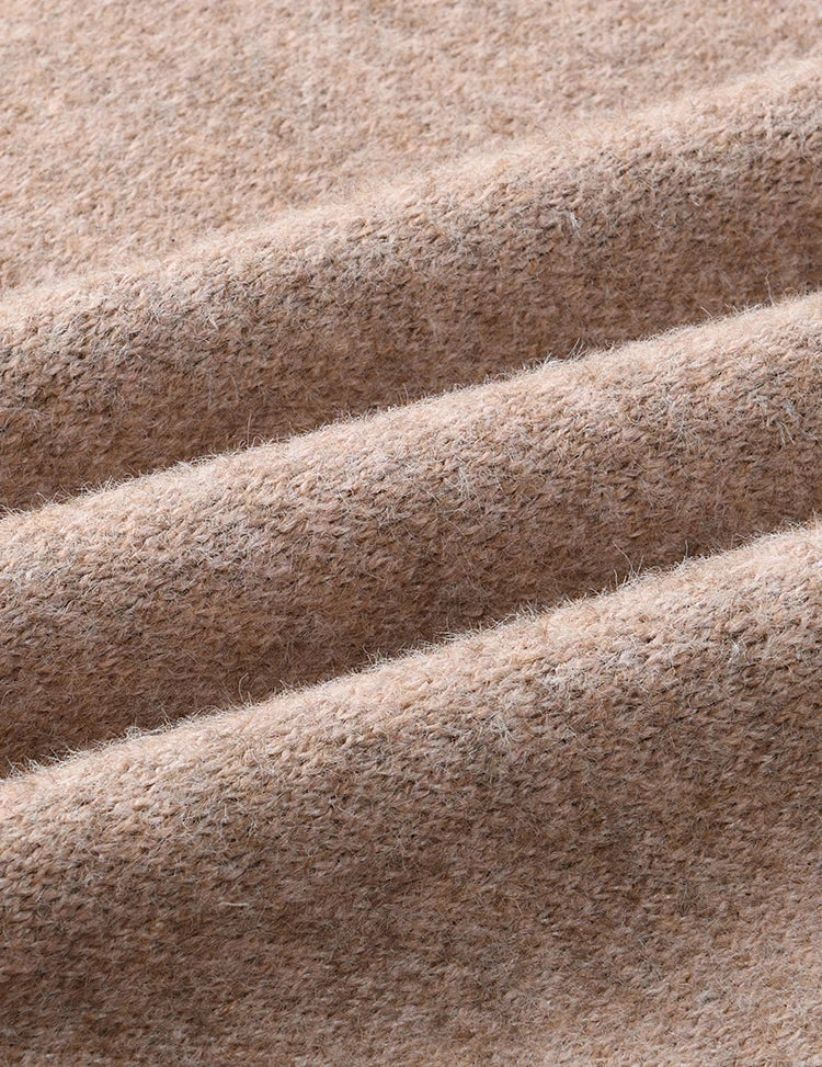 MISHOW Faux Sable Sweater Women 2024 Autumn Winter Sweet Gentle Loose Basic Soft Cartoon O-Neck Long Sleeve Pullovers MXD45Z0860