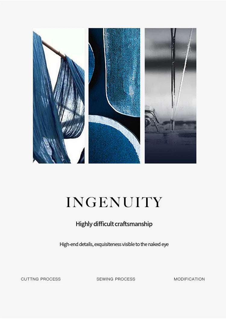 MISHOW Women's Jeans 2025 Autumn Winter Denim Blue Flared High Waist Slim Jeans New Retro Commute Wide Leg Trousers MXE51K1092