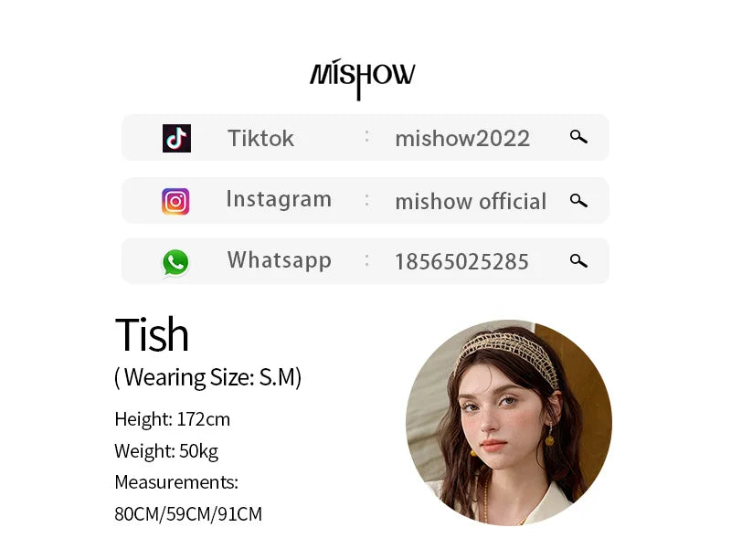 MISHOW New French Summer Shirts for Women New 2025 Short Sleeve Turn-down Collar Solid Slimming Blouses Lady Gentle MXE33C0778