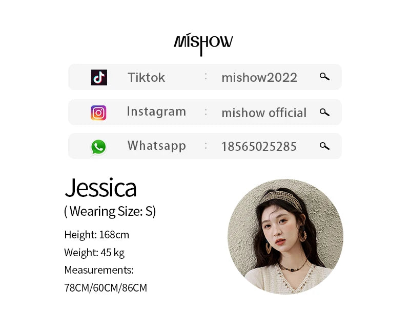 MISHOW Apricot Vacation Dress for Women Spring 100 Cotton Splicing Lace Retro Dress V-neck Waist Slim Long Dresses MXE16L2168