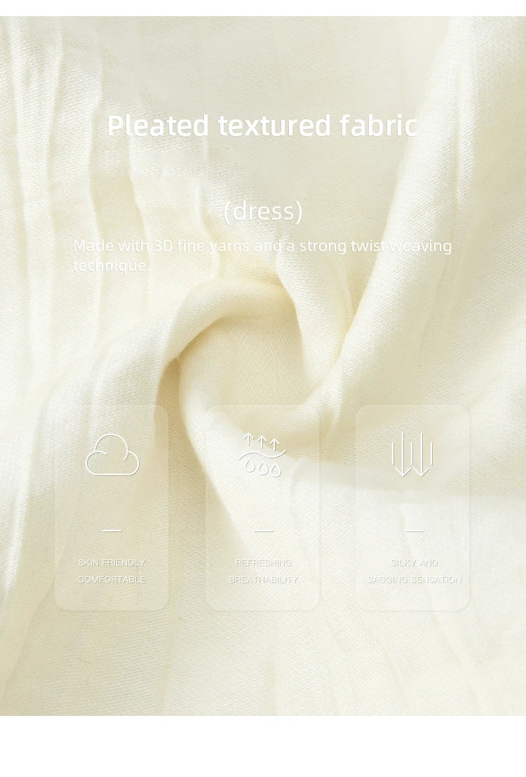 MISHOW Spring Elegant Vests Dress Separately Women 2025 Solid Long Puff Sleeve Midi Dresses Print Denim Vest Fashion MXE16L2197