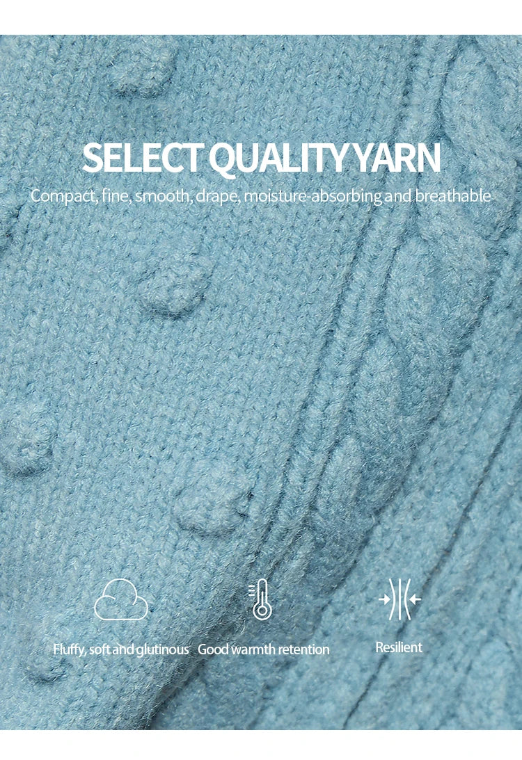 MISHOW Zipper Knit Cardigan Women 2025 Winter Yellow Turn-down Collar Loose Thick Sweater Luxury Comfort Casual Top MXE49Z2619