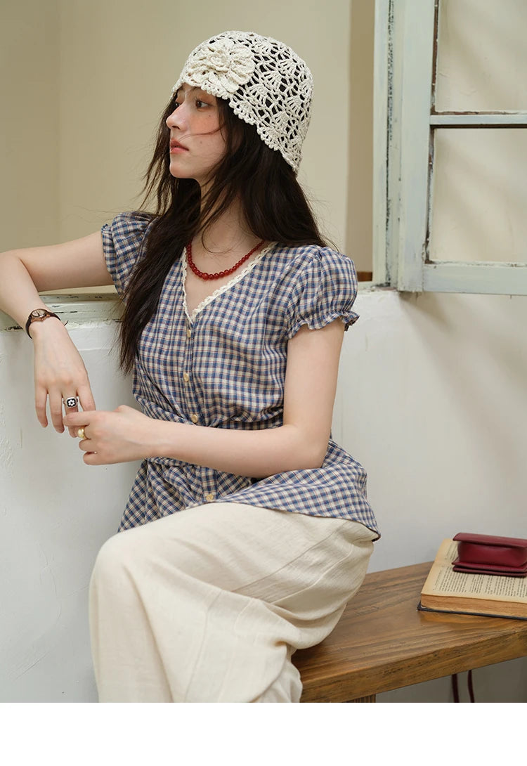 MISHOW Women Casual Wide Leg Pants 2025 Summer Button Pocket Versatile High Waist Slim Straight Pants Female Clothing MXE39K0962