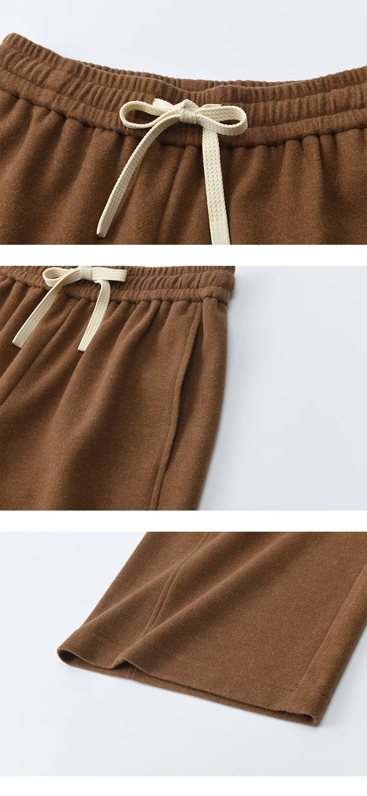 MISHOW Wide-leg Pants for Women 2025 Autumn Winter High Waist Straight Lace-up Loose Pants Retro Casual Slim Pants MXE89K1100