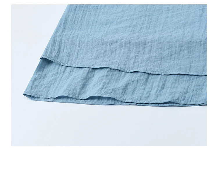 MISHOW Office Lady Summer Vest Skirt Sets Women 2025 Sheel Ribbon Solid Round Neck Tops Loose High Waist Skirt Female MXE32T0556