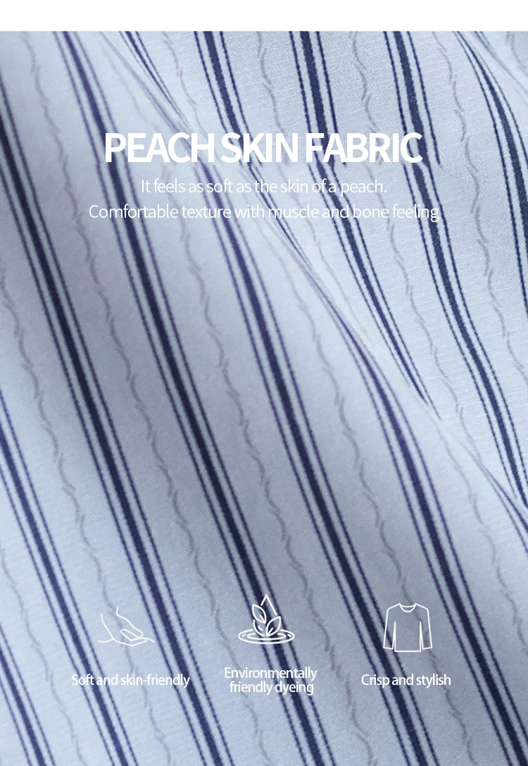 MISHOW Blue Striped Peach Skin Velvet V-neck Shirts for Women Autumn 2025 Asymmetrical Lace-up Commuting Casual Shirt MXE42X2472