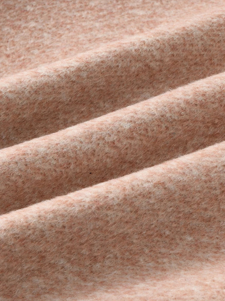 MISHOW New Chinese Tweed Coats Midi Skirts Separately Clothes Winter Woman Sweets Edge Design Plush Fur Coat Women MXD54W0583