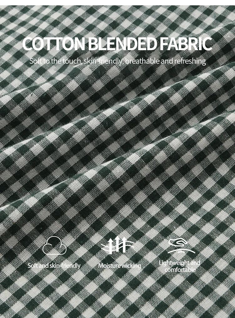 MISHOW Women's Fashion V-neck Dress 2025 Summer Office Lady Plaid Waist Cinched Sashes Short Sleeve Female Dresses MXE39L2410