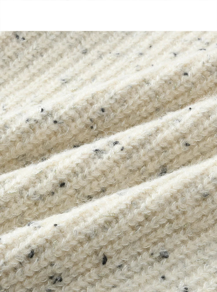 MISHOW Knitted Cardigan Color Clash Sweater Winter New Pockets Design Sweet Romantic Tops Versatile Coat Office Lady MXD55Z1054