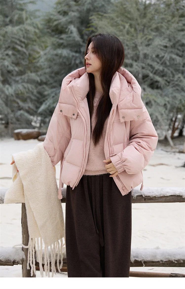 MISHOW Long Sleeve Sweaters 2025 Winter Elegant Loose Handmade Crochet Bowknot Sweater Women's Casual Knitted Top MXE87Z2679