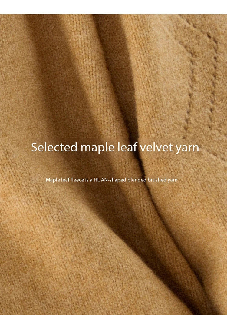 MISHOW Winter Knit Women's Cardigan 2025 New Little Fox Embroidered Sweater Retro Orange Loose Long-sleeved Tops MXE88Z2598