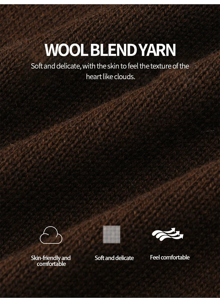 MISHOW Pullover Women 2025 Autumn Winter Retro Fake 2 Pieces Round Neck Color-blocked Lace Trim Knit Sweater Slim Top MXE46Z2545