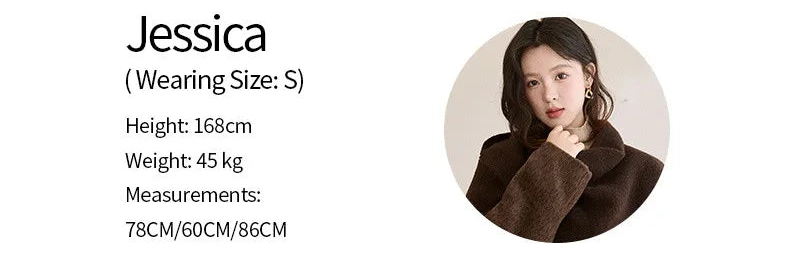 Mishow Woolen Coat with Scarf Invisible Buckle Design MXE93W1030